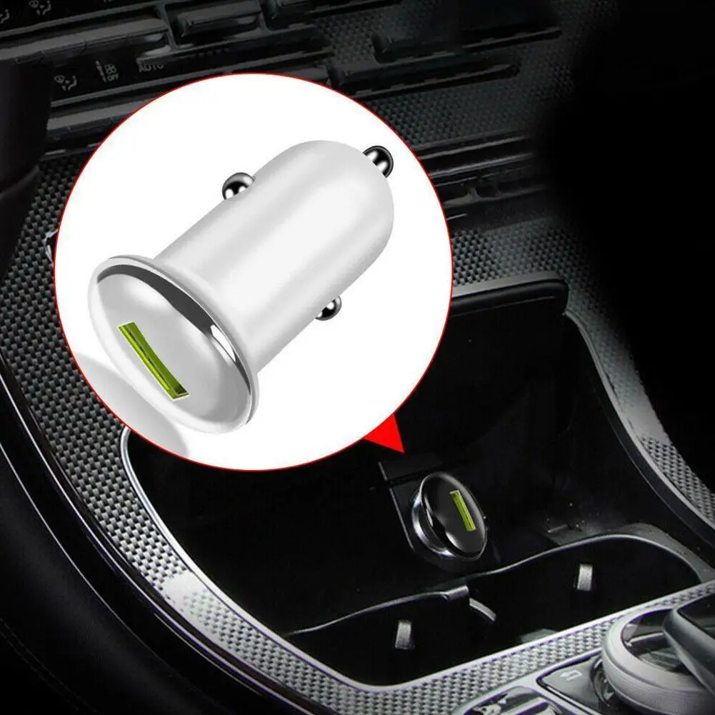 Мини 18 Вт Быстрое Зарядное устройство USB прикуриватель адаптер зарядка 3,0 Автомобильное зарядное устройство автоматическая зарядка для мобильных телефонов Xiaomi One plus 5T