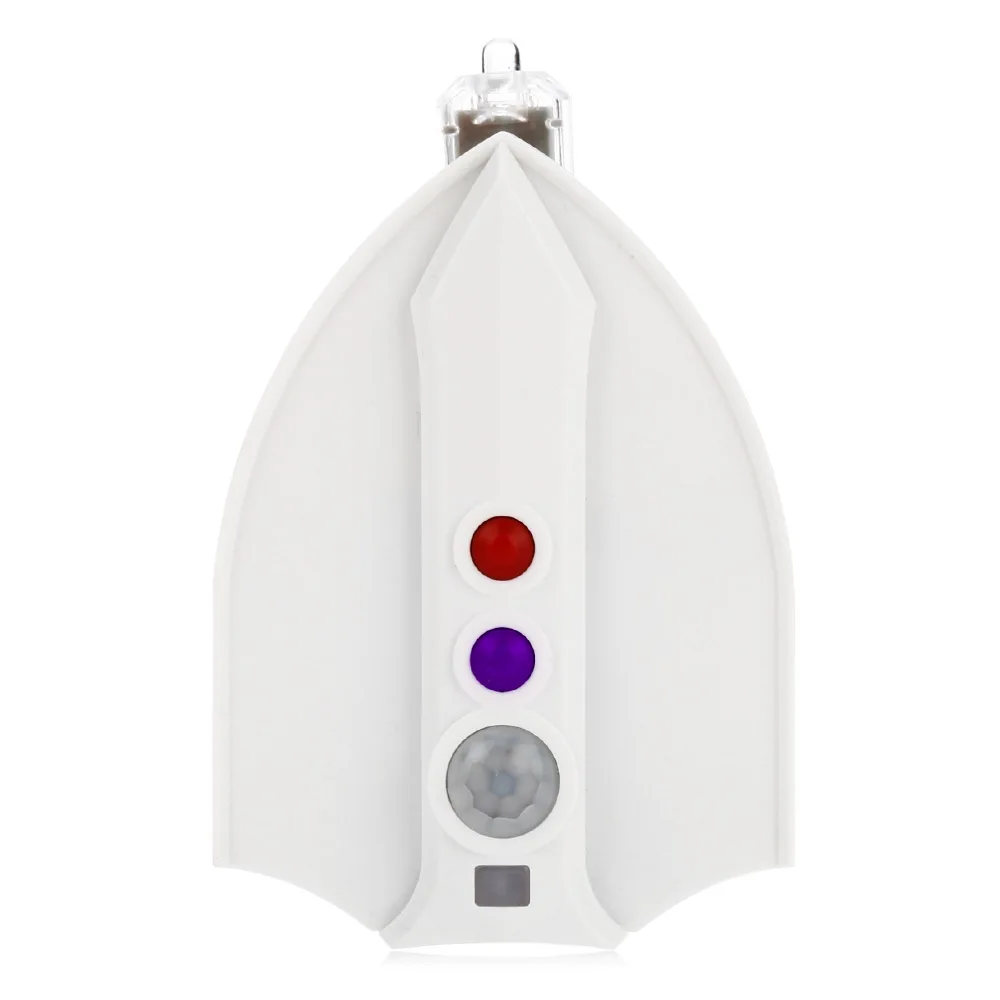 УФ Smart движения PIR Сенсор Туалет светильник Двухместный Ночной 8 цветов