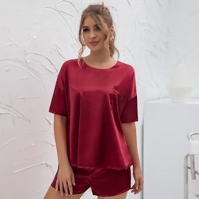 

Summer 2 Pieces Set Tracksuit Women's Casual Sets Oversize Solid Short Sleeve T-shirts Women Suit Streetwear Ladies Shorts Suits