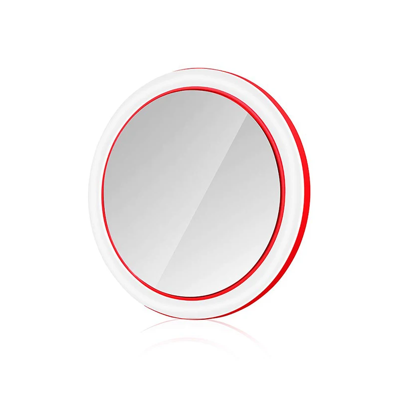 Portable Lighted Makeup Mirror with Wireless Charger for IOS and Android Phone,Vanity Mirrors with LED Lights