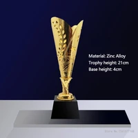 free customized trophy cup award trophies team sports gold plated trophy champion cup ceremony competition craft souvenir trophy