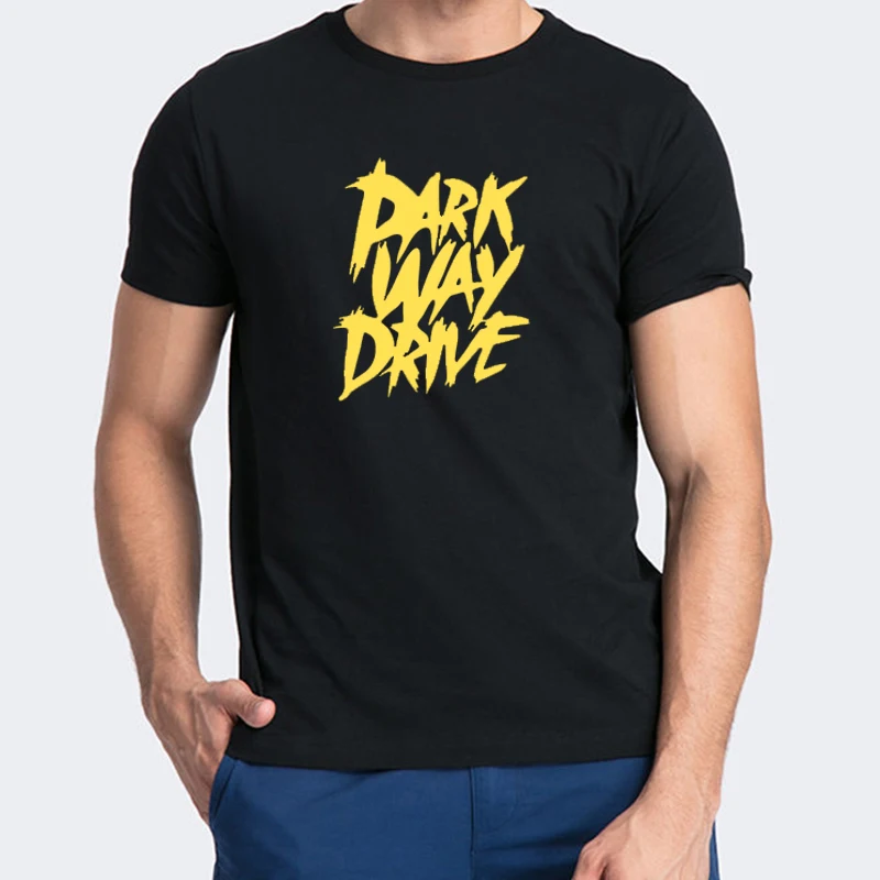 

Parkway Drive Metalcore Punk Rock Male T Shirt summer Fashion 2021 New Short Sleeve Cotton Gold Printing Tee Casual O-neck Tops
