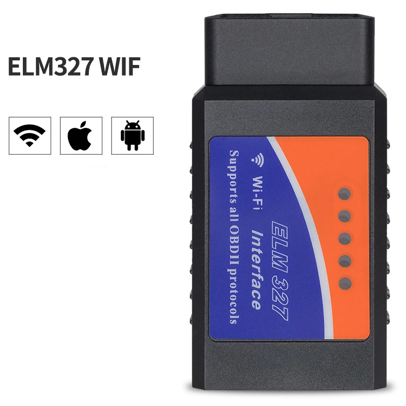 ELM327 WIFI OBD2 автомобильный диагностический инструмент для проверки Android Apple чип