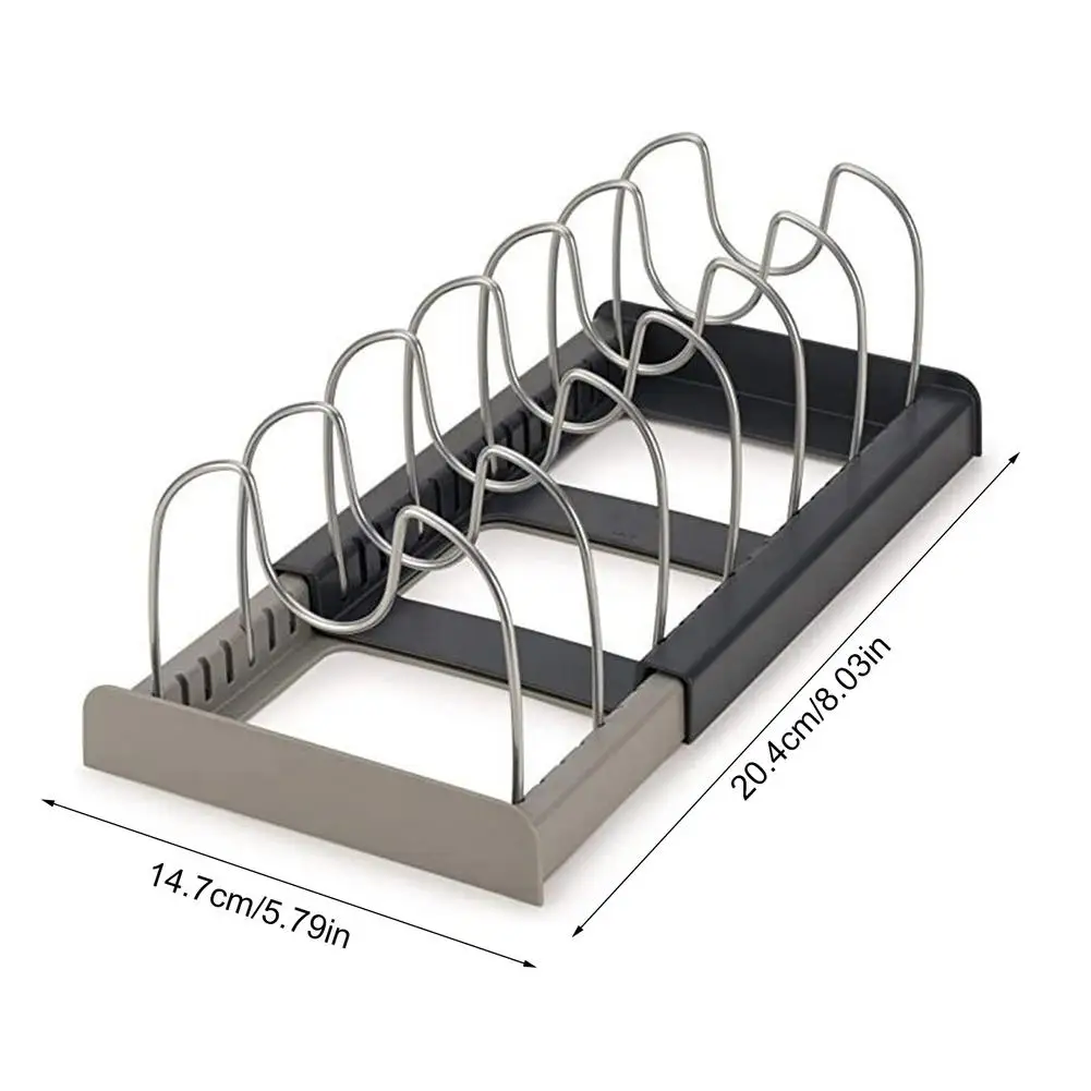 Расширяемый держатель для хранения из нержавеющей стали | Дом и сад