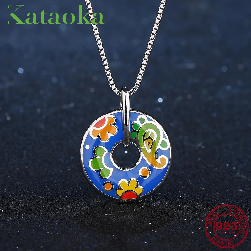 Женское ожерелье с подвеской из серебра 925 пробы | Украшения и аксессуары