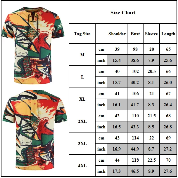 

2021 Cool Tops Men's Printed Fashion Tee for Man Folk Style Floral Cotton Linen Men's T-shirt Round Collar Summer Top