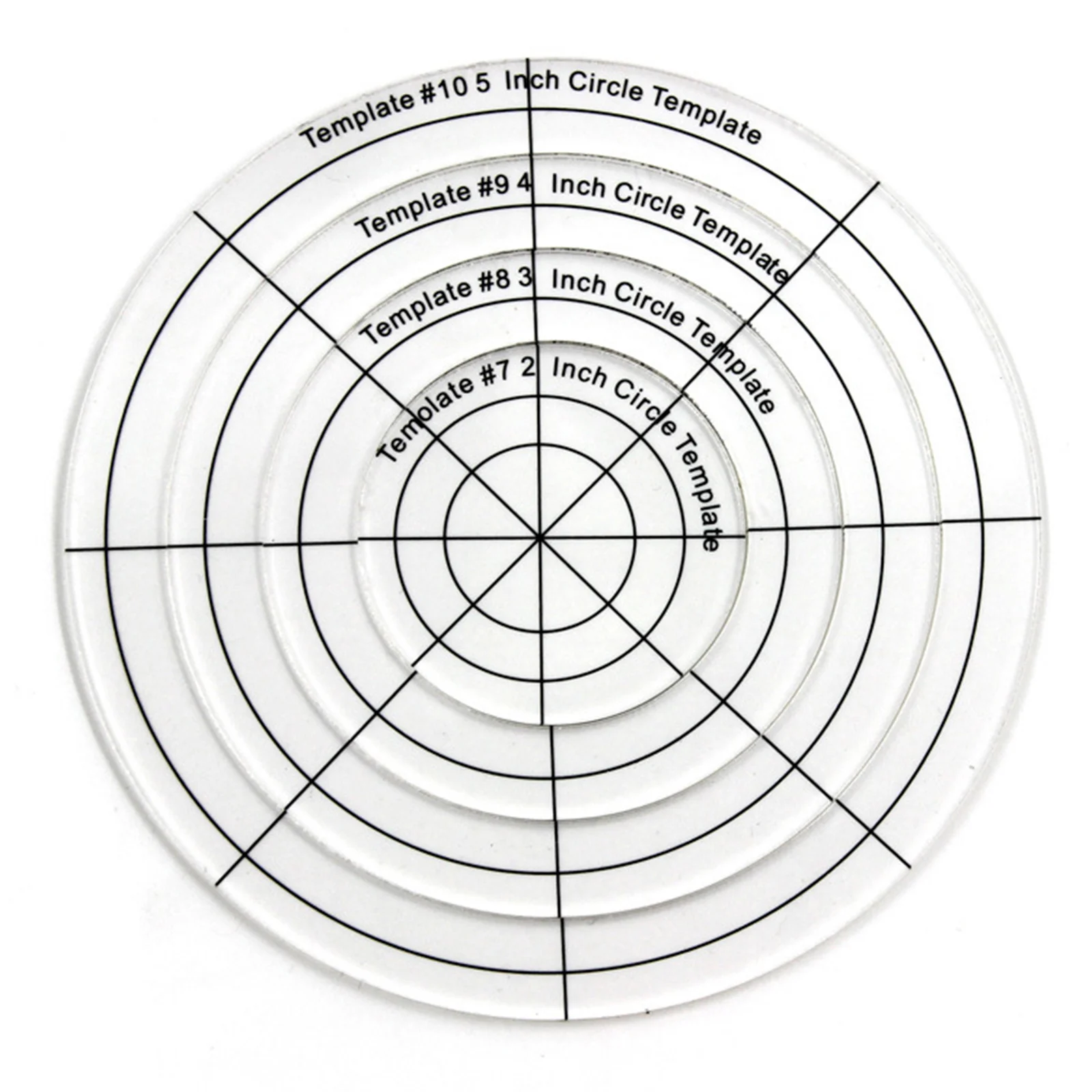 

10pcs Regular Plate Template Sewing Patchwork Ruler for DIY Tools