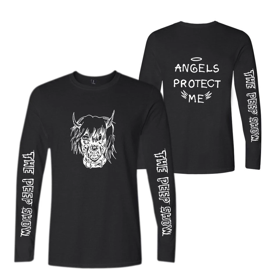 Футболка Papper Lil Peep с принтом для мужчин и женщин свободная повседневная модная