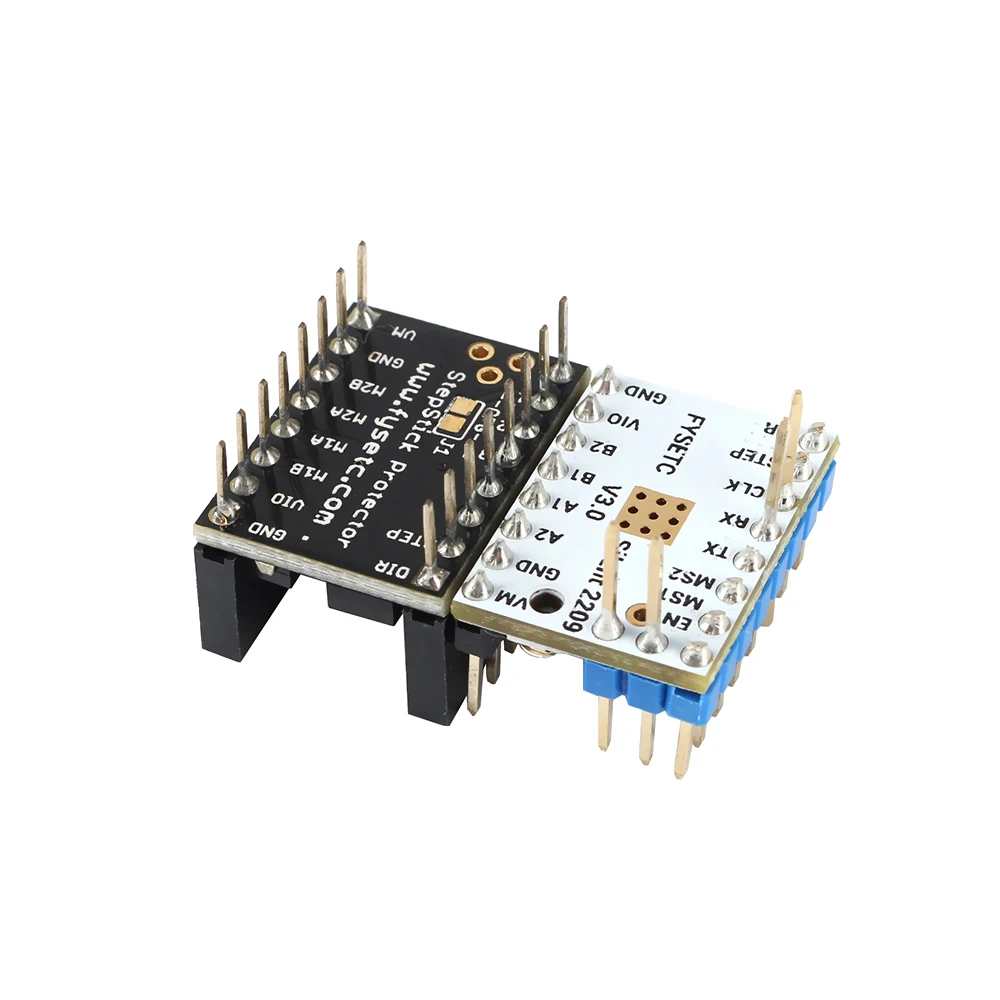 6 шт. TMC2209 v3.0 Stepsticks беззвучный драйвер шаговый мотор Драйвер+ 6 шт. бесшумный шаг Стик протектор Двигателя драйвер VS TMC2208