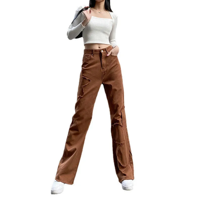 

High Waist Streetwear Pants Women Loose Casual personality khaki Female Slim Trousers Ladies Adjustable Pockets Versatile Pants