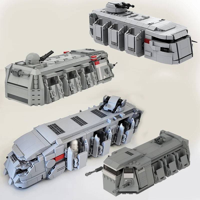 

Imperial Troop Transport Vehicle Mini-fig Scale Model Building Blocks MOC Space Wars Weapon Series Bricks Assemble Toy for Child
