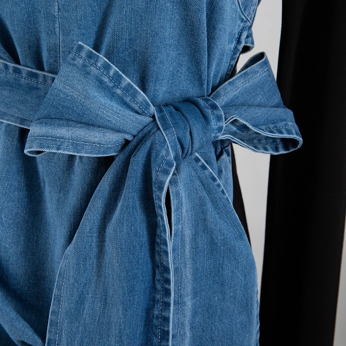 Женское джинсовое платье GETSPRING разноцветное асимметричное платье-пачка с