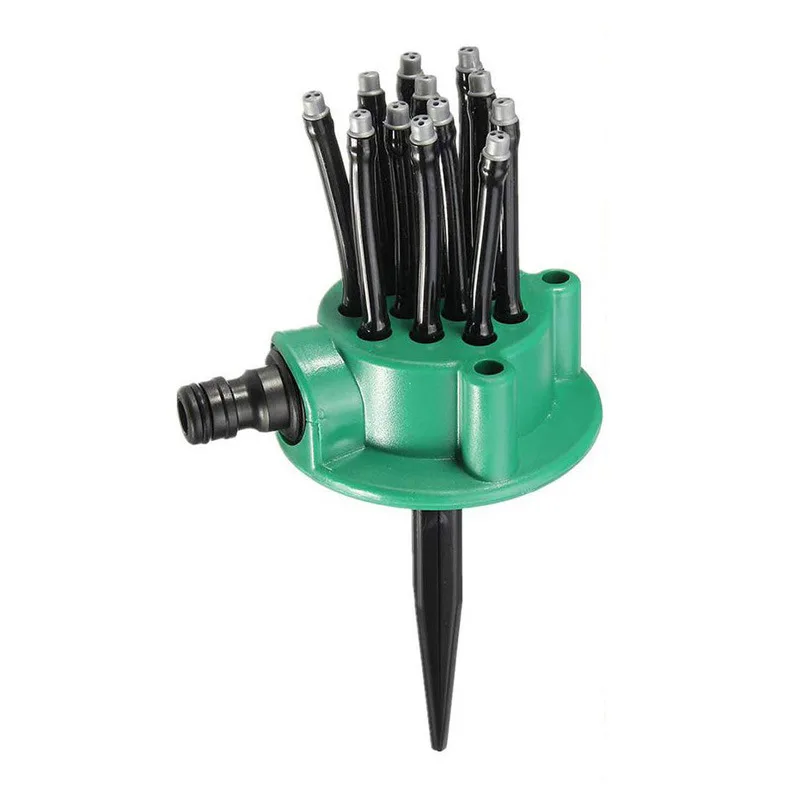 

360 Degree Garden Sprinkler Flexible Auto Lawn Irrigation Water Sprinkler Spray Nozzle Garden Plant Watering System FOU9