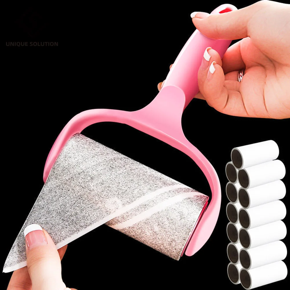 

Remover Disposable Sticky Paper Rolling Brush Suction Hair Removal Hair Remover Clothes Sticky Lint Roller Hair Roller