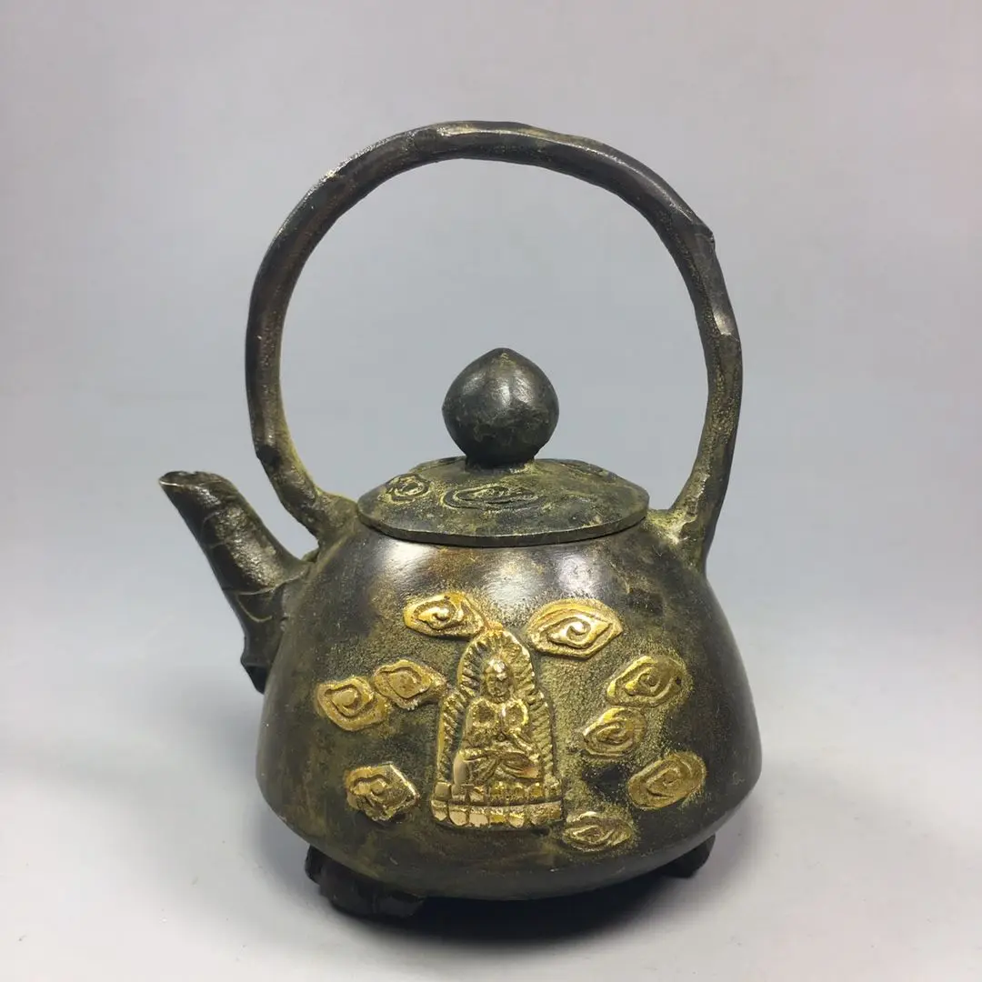 Винный горшок из чистой меди китайская коллекция старой | Дом и сад