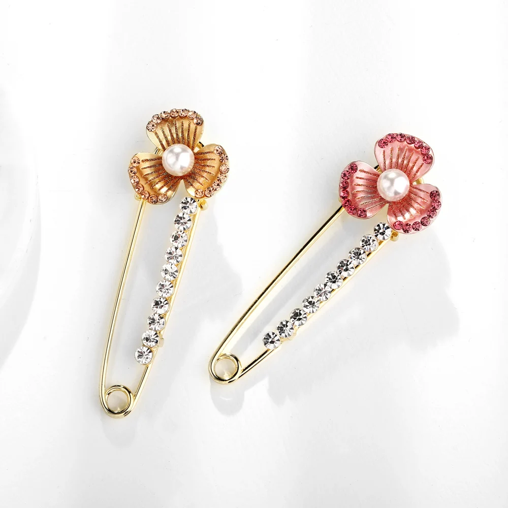 Большой размер кулон опал Шарм булавки для хиджаба шарфа женщин зеленый павлин