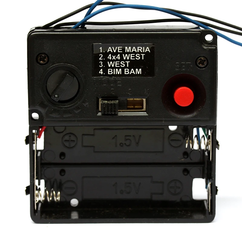 

12888 6mm Screw In Type Trigger Movement With Plastic Music Chime Box and Horn Clock Accessory Quartz DIY Kits