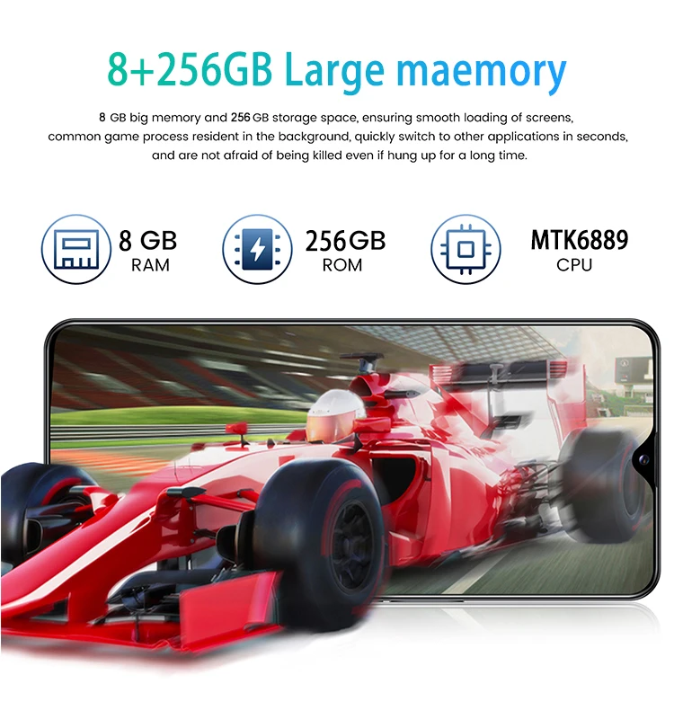 

Global Version M8pro 7.0 Inch HD Smart Phone Android 10.0 8GB RAM 256GB ROM Dual Sim Face recognition Phone MTK 6889 Deca Core