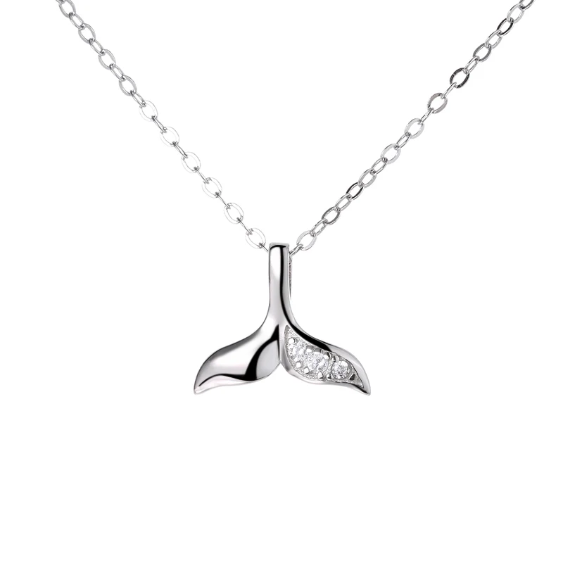 

FAHMI Original Design 2021 New Style 100% 925 Sterling Silver Mermaid Tail All-Match Personality Exquisite Women's Necklace