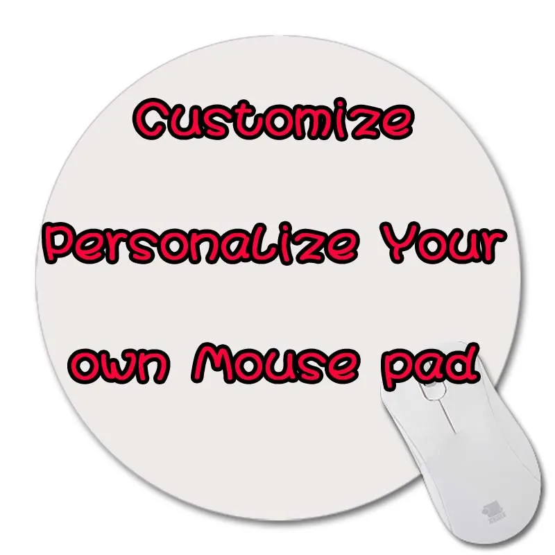 

MRGBEST New Mouse Pad Round Classical Pattern Non-slip Good Quality Soft Rubber Mat Simple Printed Desk Mat Pad Mouse Size