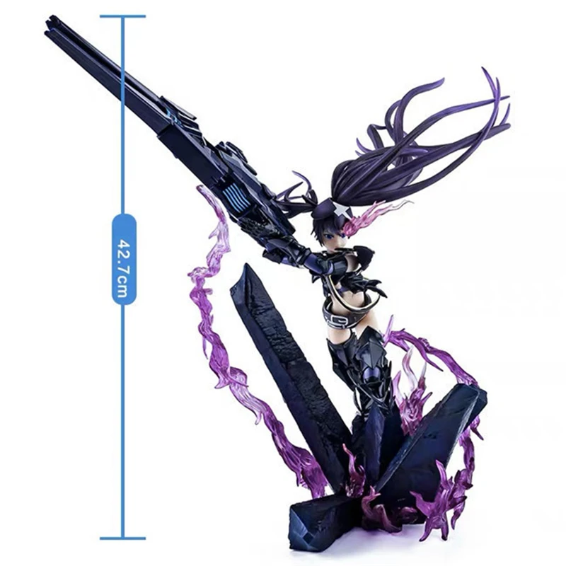34 см короткая футболка с героями из японского аниме Black Rock Shooter безумный буйство