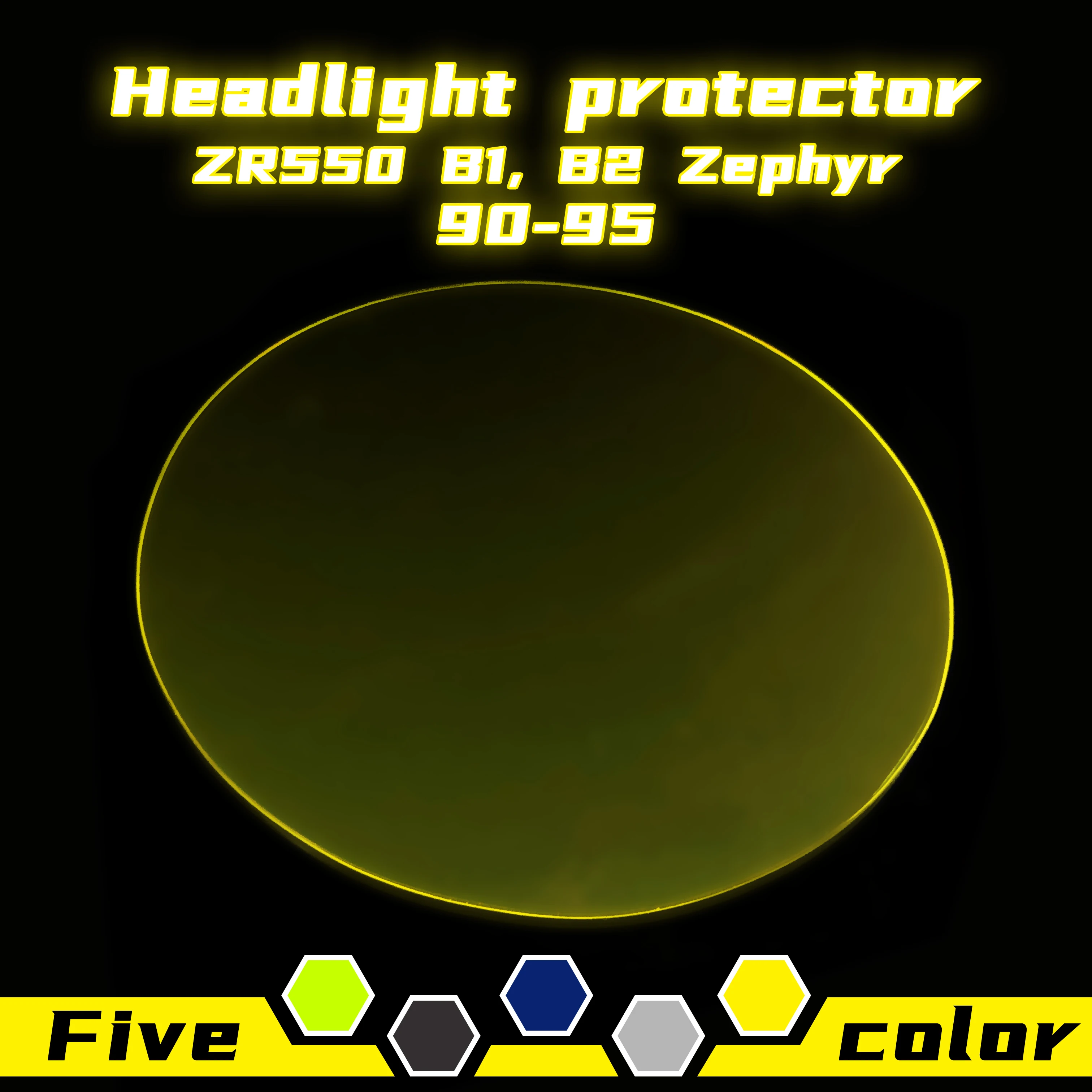 Защитная крышка для передних фар мотоциклов высокого качества из АБС KAWASAKI ZR550 B1 B2