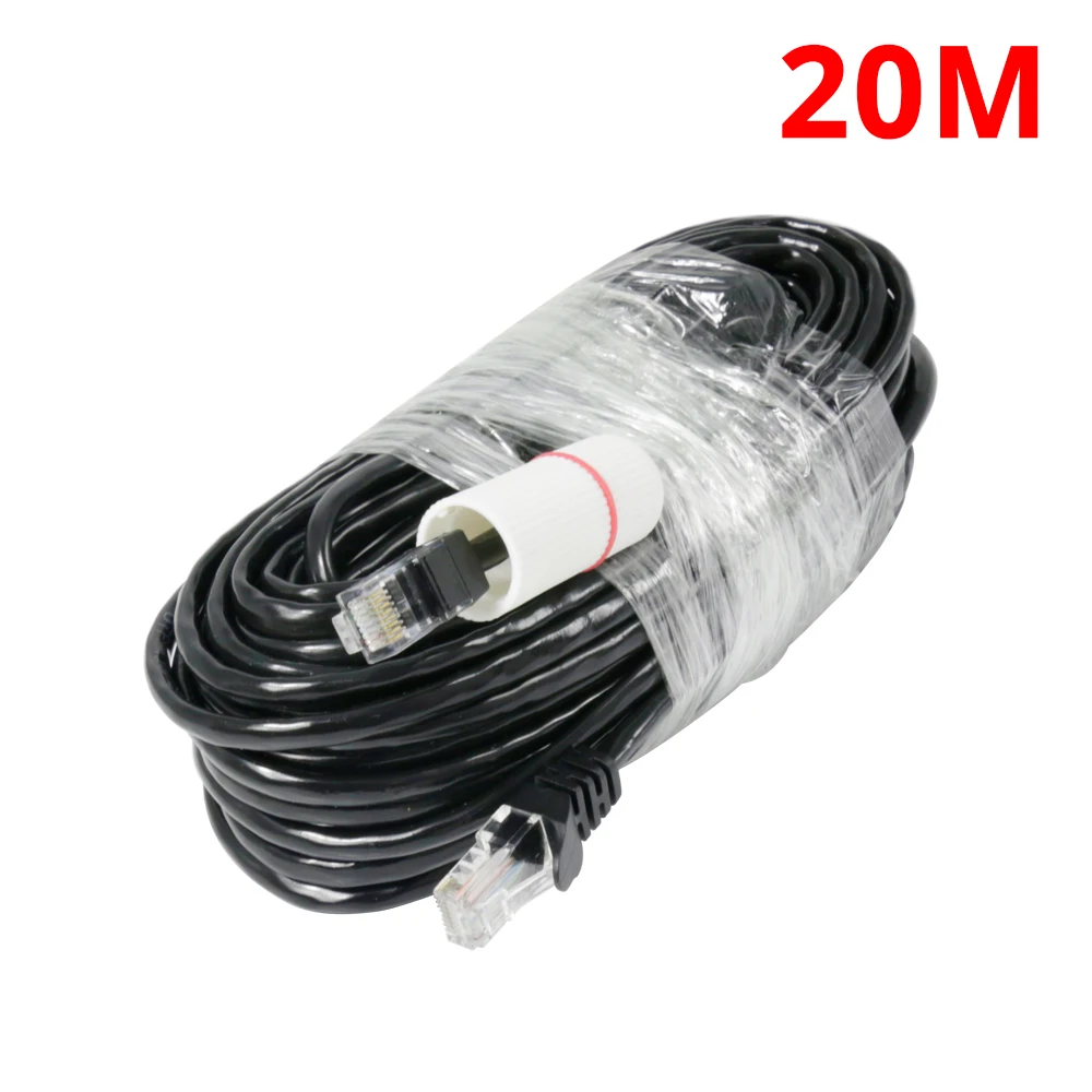RJ45 Ethernet кабель 50 м 20 м для CCTV IP камера LAN кабель 65ft 164ft системы видеонаблюдения Аксессуары LAN шнур