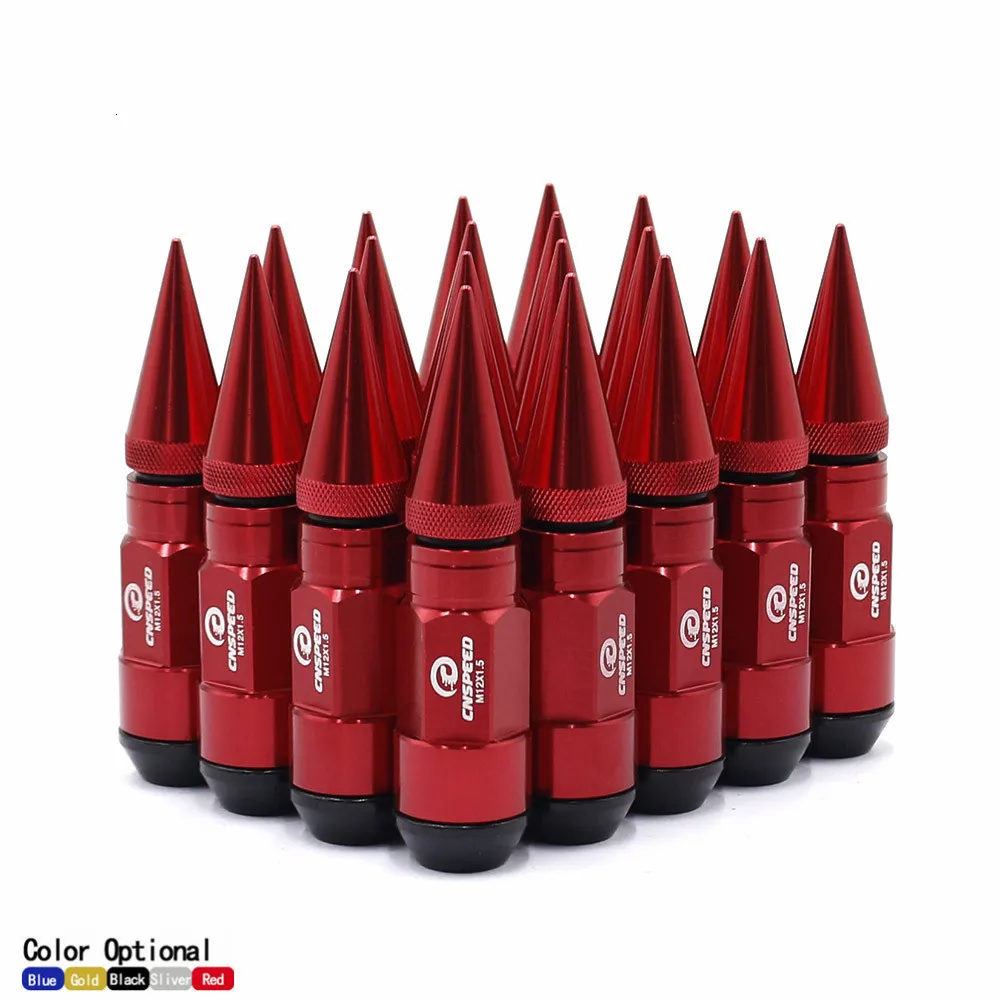 CNSPEED 20 шт. Колесные гайки алюминиевый и Железный Расширенный тюнер M12x1.5 93 мм колесные гайки с шипом для колес диски YC101152