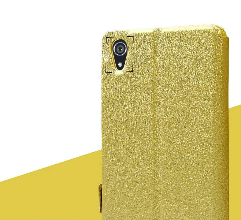 Кожаный чехол для Sony Xperia XA1 крышка быстрое окошко просмотра ответа откидная L1/XA1