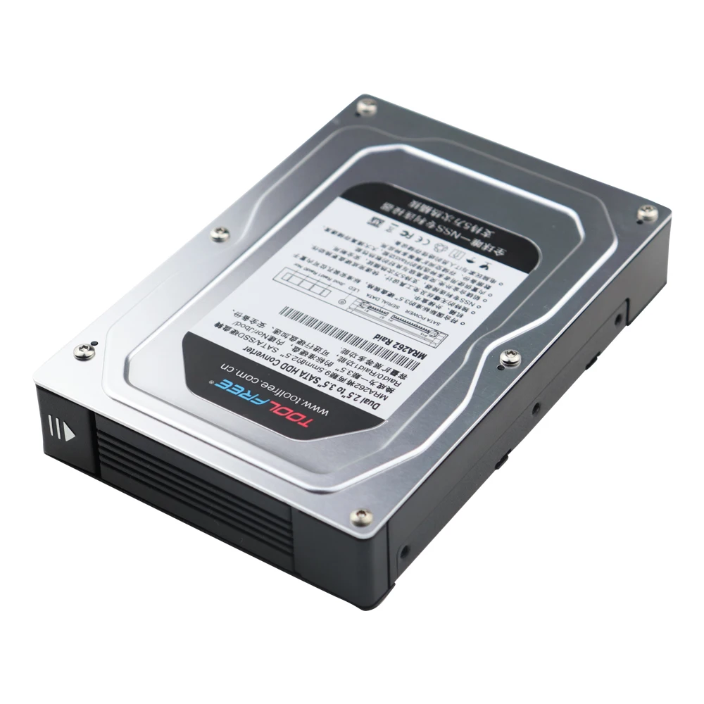 Корпус жесткого диска Zeadow Tool Free Dual Bay 2 5 дюйма до 3 с поддержкой SATA III RAID 0 1 jbo и