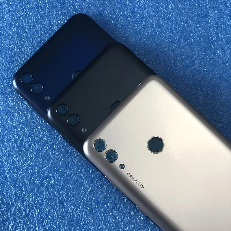 Чехол Axisinternational для 6,2" huawei Honor 8C BKK-AL10 на заднюю панель батареи+ боковые кнопки питания+ стеклянный объектив+ вспышка