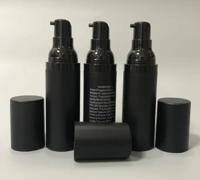 Черные пустые вакуумные бутылки с насосом Мини Портативная Вакуумная бутылка