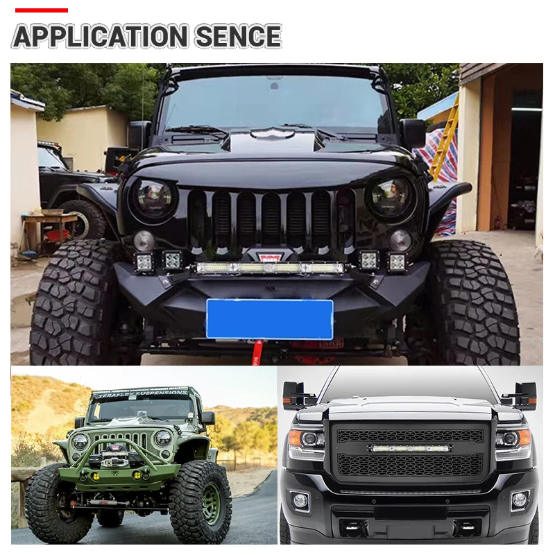 7 &quot13 дюймов 60 Вт 120 Светодиодный светильник Бар луч s ультра тонкий для