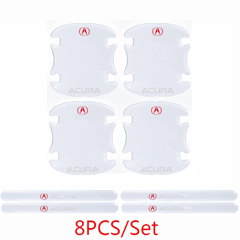 Защитная Наклейка на дверную ручку автомобиля защита от царапин для значка Acura RDX
