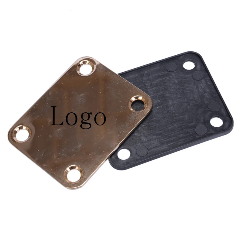 Черная хромированная для электрогитары Шеи Плиты пластина исправить Теле Telecaster