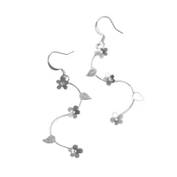 vintage women long tassel hanging flowers earrings jewelry dangle earrings jewelry accessories gift