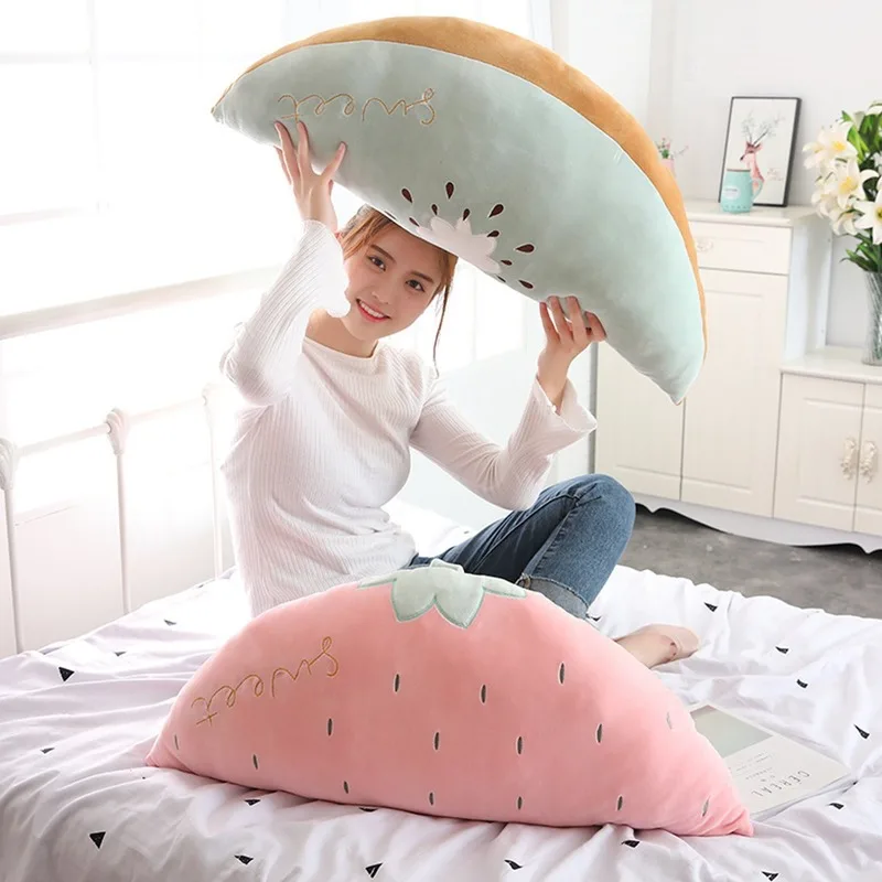 Мультяшная фруктовая u образная Подушка супер мягкая большая подушка для сиденья