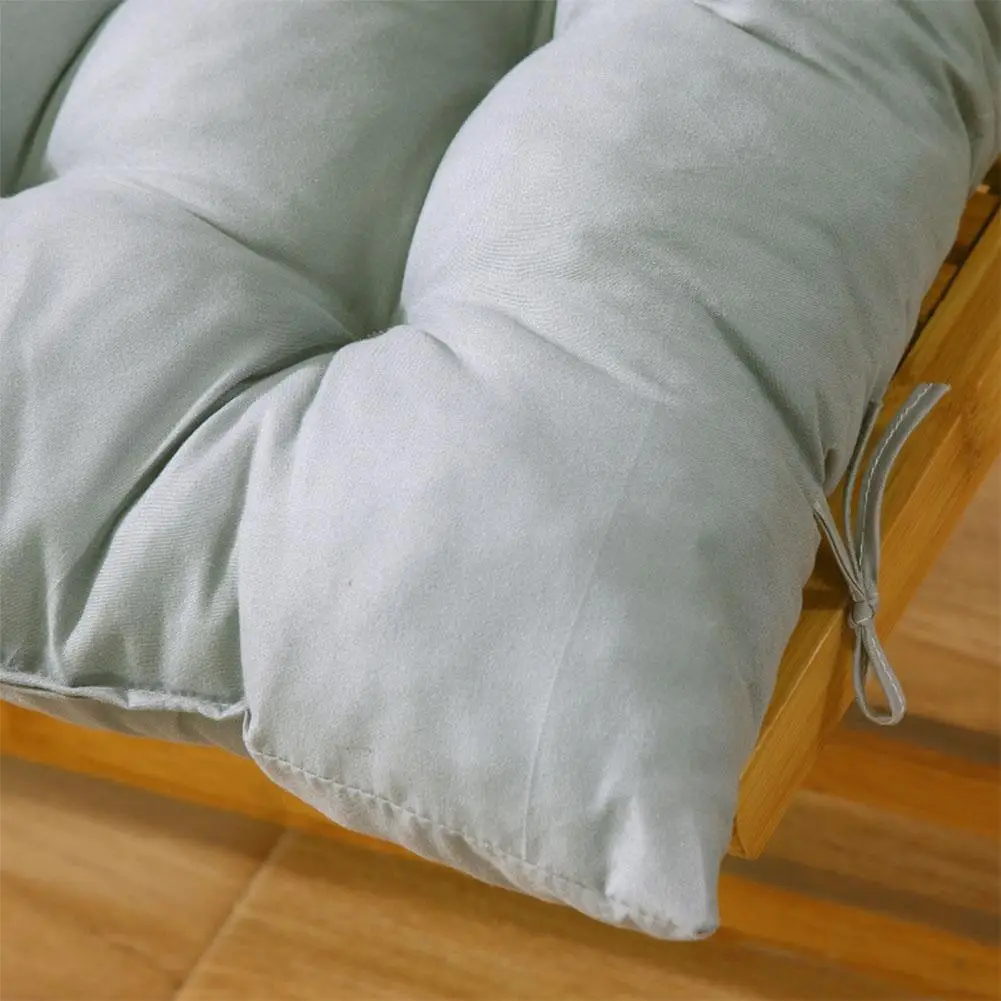 Высококачественный складной однотонный мягкий уплотненный стул длинная подушка