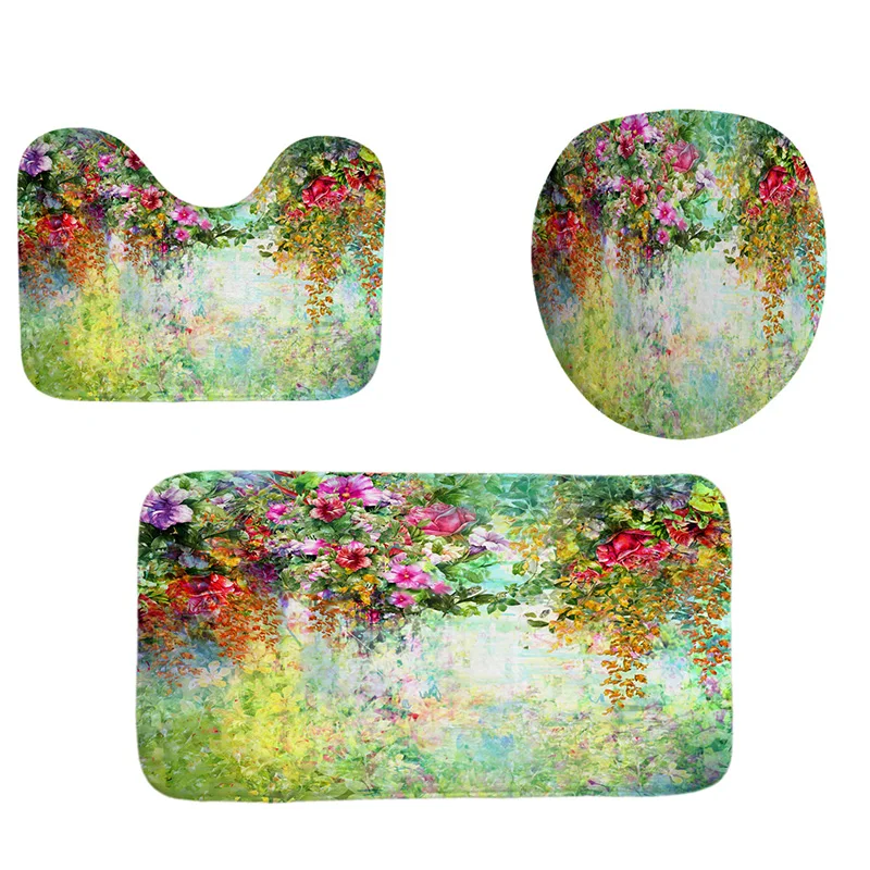 Душевая занавеска для ванной комнаты с цветным принтом прочные