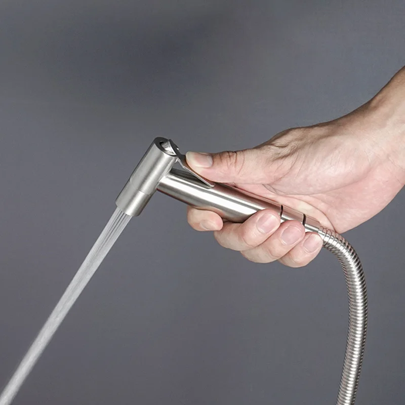 Биде для унитаза ручной распылитель из нержавеющей стали матовые биде ванной