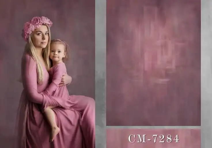 MEHOFOTO Grunge Solid Wall Self Portrait Wedding Baby Photography Backgrounds Customized Photographic Backdrops For Photo Studio - Цвет: Пурпурный