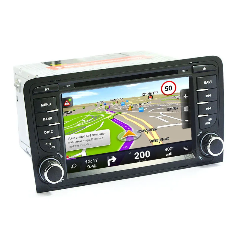Автомобильный мультимедийный плеер PX6 DSP IPS Android 9. 0 4G 64G 2 DIN DVD GPS для Audi A3 8P 10 0-2003 S3