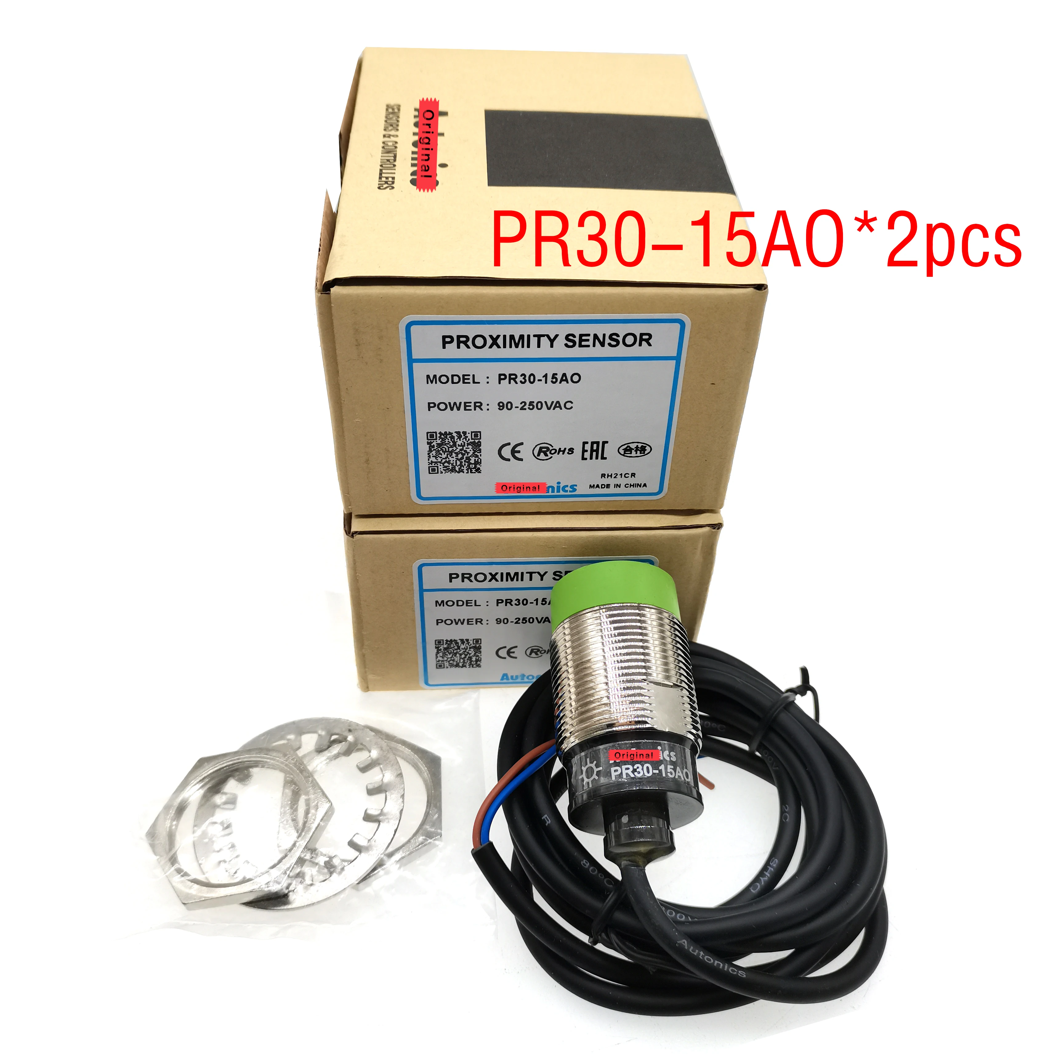 

2 шт. PR30-15AO PR30-10AO PR30-15AC PR30-10AC PR30-10DO PR30-15DO датчик приближения Сенсор новый набор высококачественных разных накладных