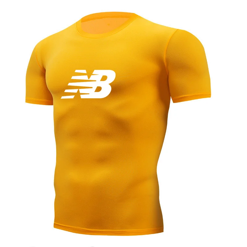 

2021 Men Cotton Short sleeve t shirt Slim Black T-shirt Male Brand Gym Tees Tops Summer New Fashion Casual clothing