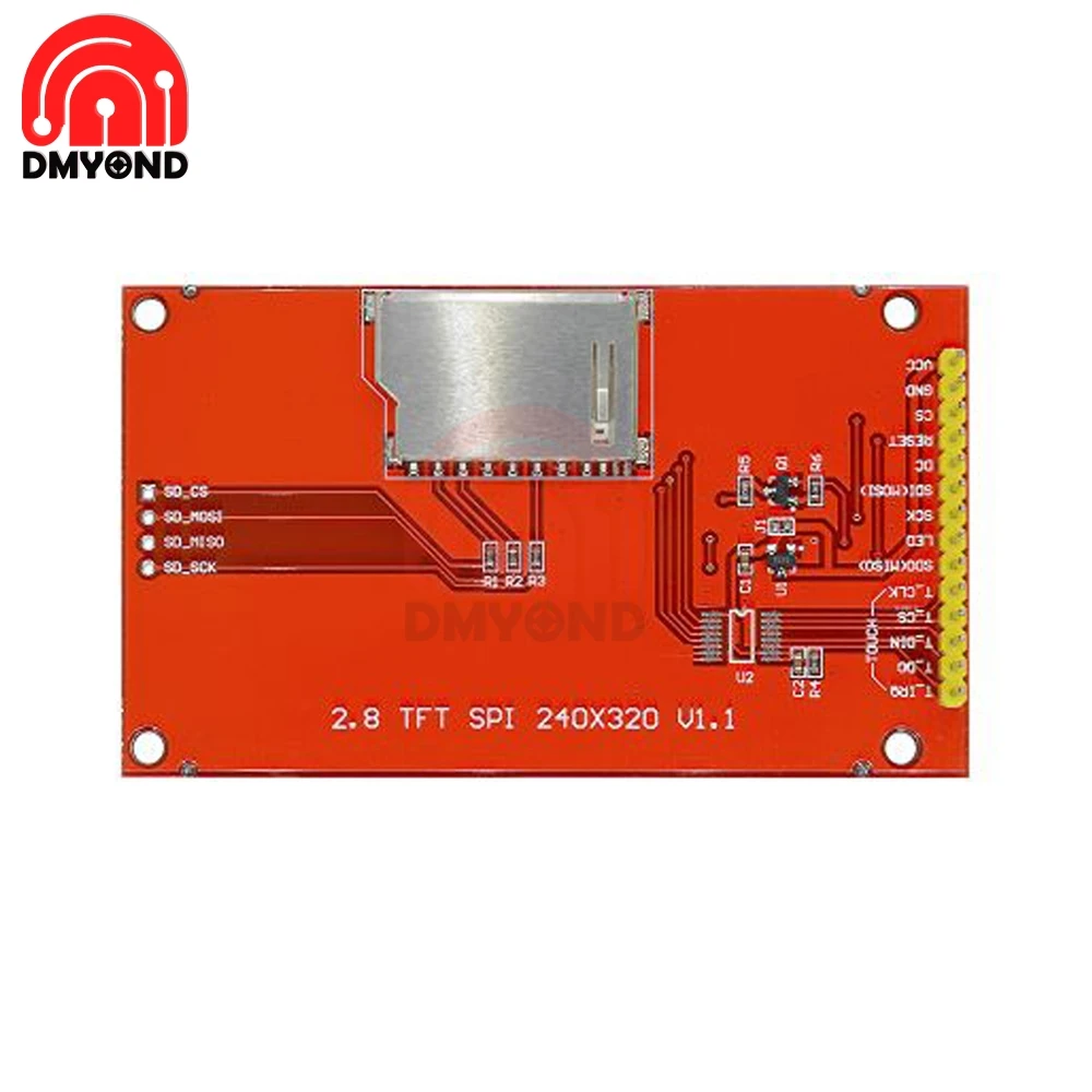 3 5-дюймовая панель модуля ЖК-экрана SPI 240X320 2 8 В TFT ILI9341 с последовательным портом