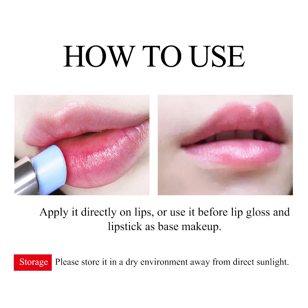 

LANBENA Hyaluronic Acid Lasting Nourishing Lip Balm Moisturizing Reduces Fine Lines Relieves Dryness Repairs Damaged Lip Care