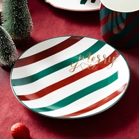 plate set christmas gift ins tableware ceramic plate western dishes for christmas dinner plates %d0%bf%d0%be%d1%81%d1%83%d0%b4%d0%b0 vajilla %d0%bf%d0%be%d1%81%d1%83%d0%b4%d0%b0 %d0%b4%d0%bb%d1%8f %d1%81%d0%b5%d1%80%d0%b2%d0%b8%d1%80