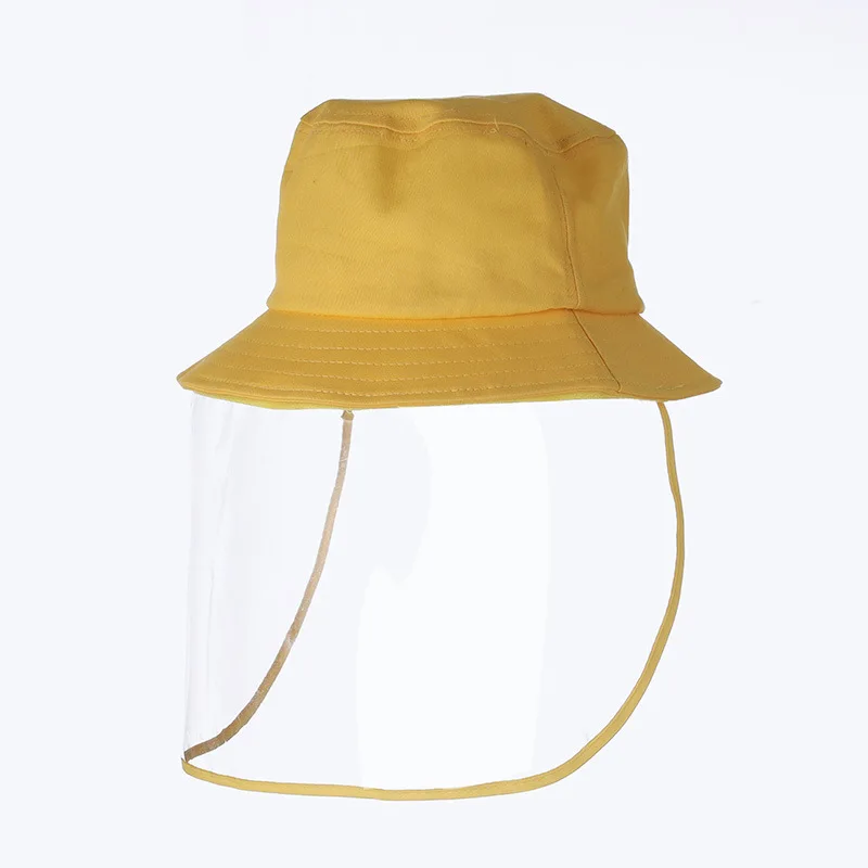 Защитная прозрачная маска со съемной защитной крышкой Панама противоскользящая