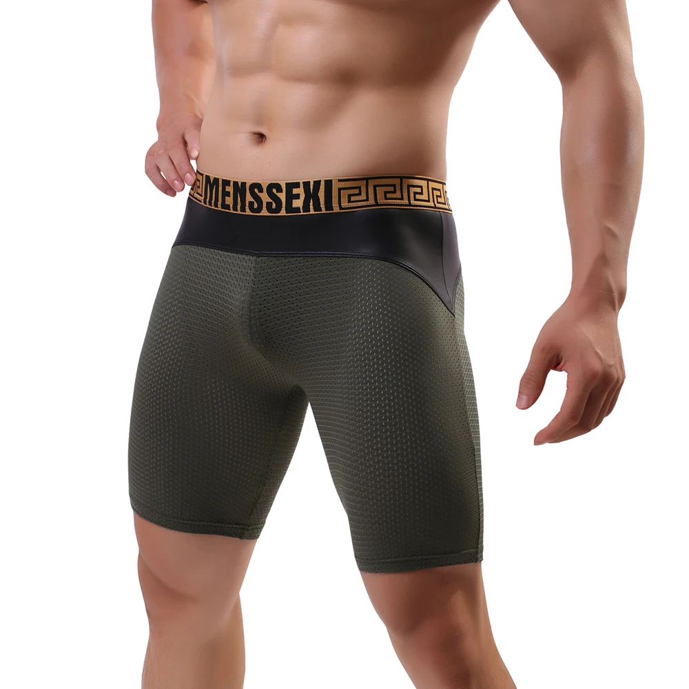 Дышащие мужские Компрессионные шорты для тренировок и фитнеса облегающие