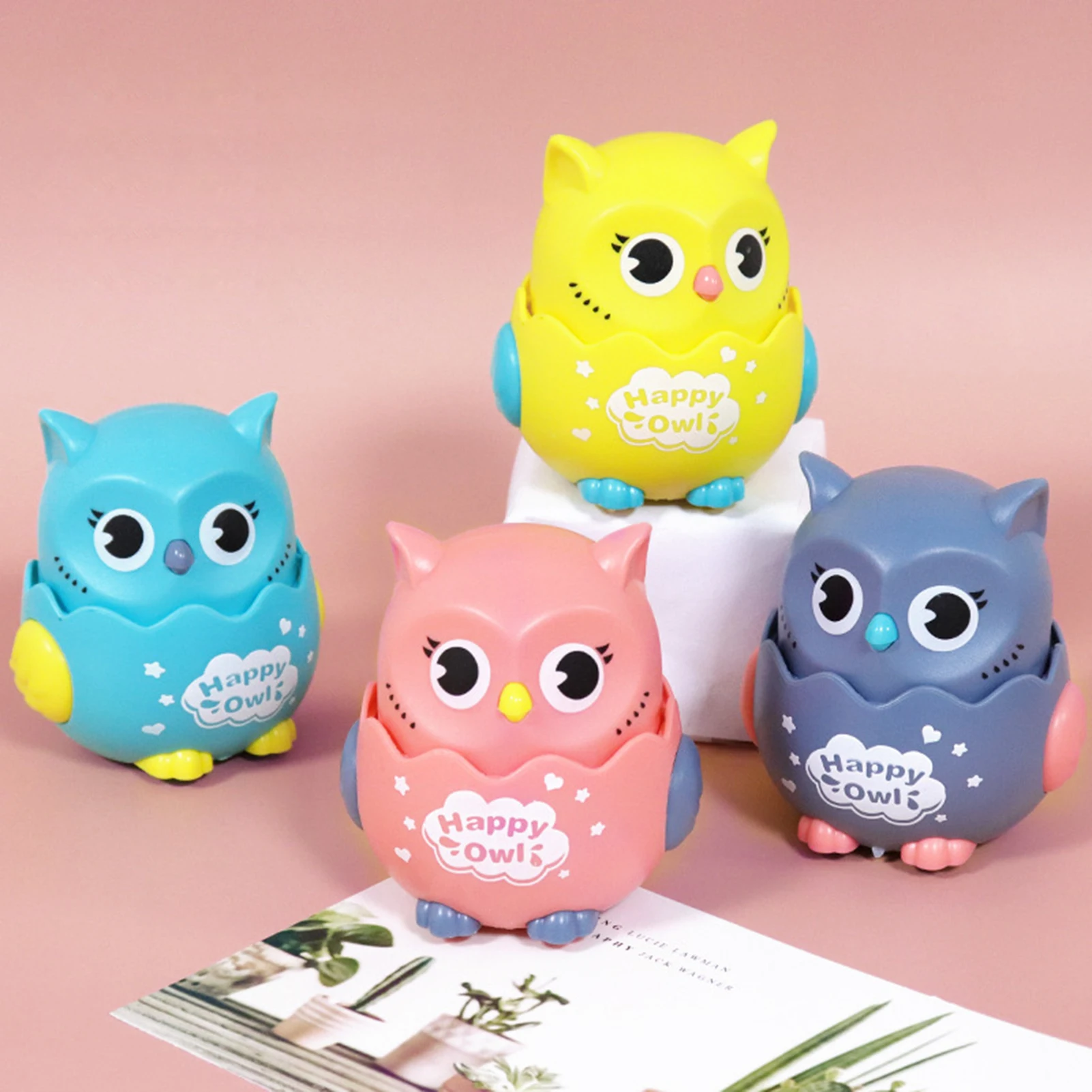 

Игрушечная сова, 1 шт., с вращающейся головкой